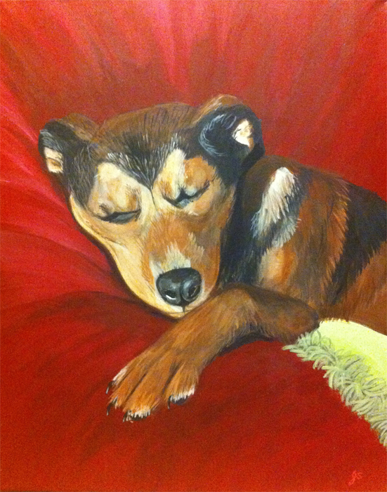 acrylic on canvas 16" x 20"