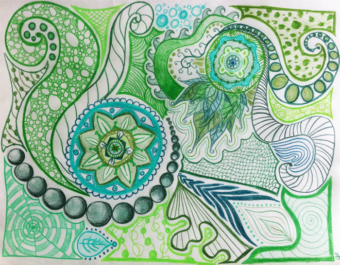 colored pencil on paper 11" x 14"