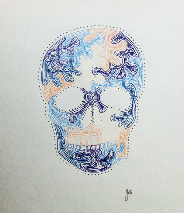 colored pencil on paper 11" x 14"