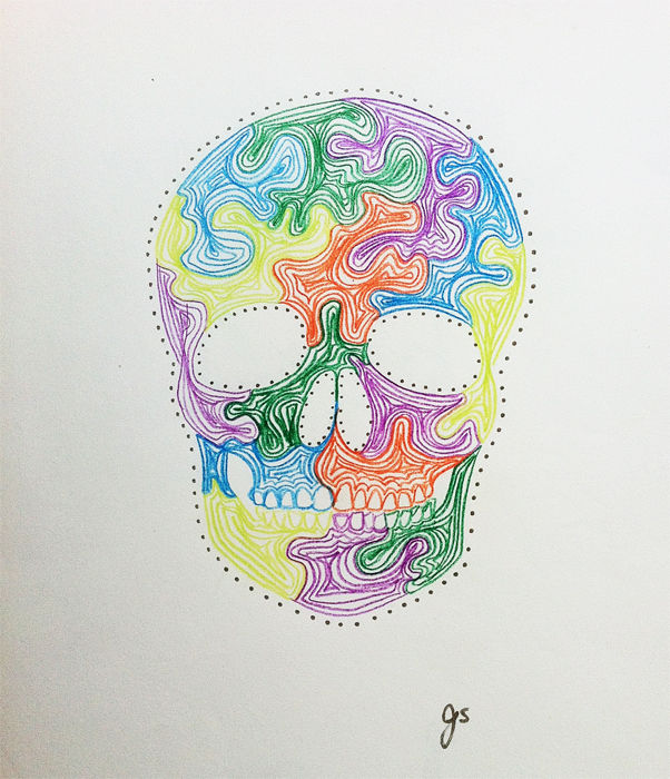 colored pencil on paper 11" x 14"