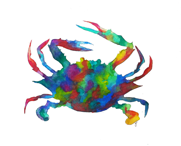 watercolor on paper 12" x 9"